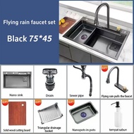 Kitchen sink Modern Kitchen Sink Luxury Bowl Stainless Steel 304 /Bak cuci piring