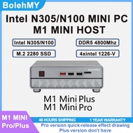 M1 MINi Intel N305/N100 Pro M.2 SSD quick-release Verson&Plus Normal Version DDR5 4800Mhz Metal Case