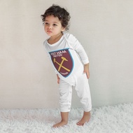 West Ham United Cotton Baby Bodysuit Jumpsuits Newborn Long Sleeved Baby Clothes