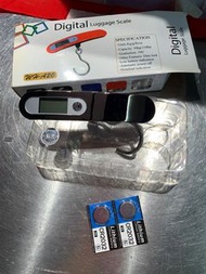 彈簧秤 手提電子秤 迷你 便攜 行李秤 50kg家用 公斤 快遞 行李 量重量 Spring scale portable electronic scale mini portable luggage