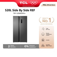 TCL 520L Side By Side Refrigerator Twin Inverter, No Frost, Electronic Control Peti Sejuk TRF-520WEX