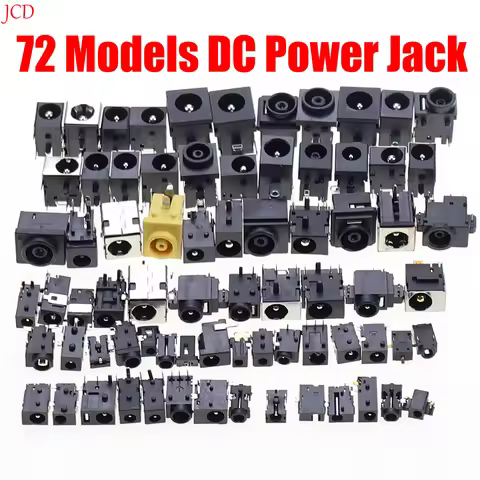 72Models 72pcs Laptop/Tablet/notebook DC Power Jack Socket Connector For IBM Lenovo Samsung Sony ASU
