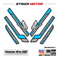HONDA WIN38 Striping Stickers Win 100 Sticker Variations Sticker Striping Decal Scotlet Scotlite WIN