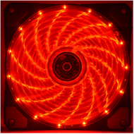 Others - 發光電腦12CM機箱散熱風扇 LED 12025 15燈（紅色）