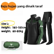 Baju Hujan Upgrade Motorcycle Raincoat Naik Taraf Baju Hujan Motosikal MDL0403B