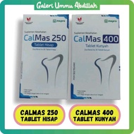 CaLMas 400 CaLMas 250 Tablet Hisap Kunyah Calmas Kalsium Suplemen Kesehatan Tulang Anak