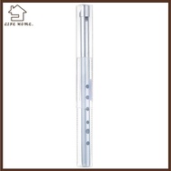 YELGIRL Irish Whistles Flute, Silver Color 6 Holes Penny Whistles, Durable Aluminum alloy Key of D 6