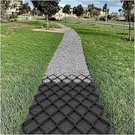 Garden Path Geo Grid for Grass Gravel Fill, Permeable Stabilization - for Patio/Walkway/Shed Base/Dr