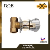 DOE Stop Cock Water Tap 1" Stop Cock DE60 DE60A Concealed Shower Stop Cock Arrownline Handle Bathroo