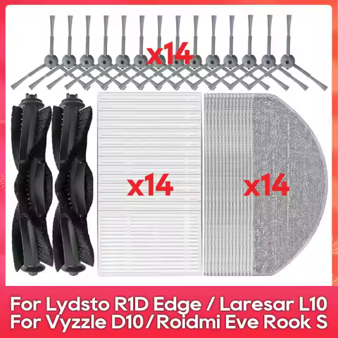 Fit For ( ILIFE V20, Vyzzle D10, Laresar L10, Lydsto R1D Edge, Roidmi Eve Rook S, MiWhole M9 Lite ) 