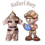 Safari Boy Explorer Costume Clothes for Kids and Adults