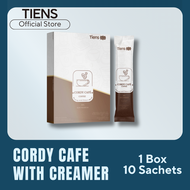 Tiens Cordycafe Kopi Sehat dengan Creamer 1 Box [10 Sachet] Cordyco Coffee Minuman Suplemen Penambah