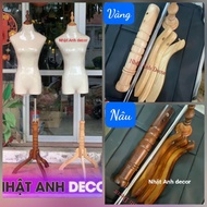 Armless female mannequin, wooden top leg bust mannequin, half female mannequin, half body female man