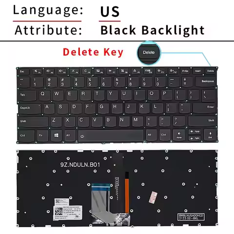 % New RU Russian Keyboard Ideapad 320S-13IKB 720S-13IKB 720S-14IKB V720S-14IKB V530S-13IKB 7000-13 K