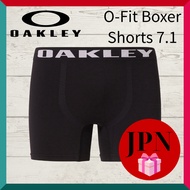 OAKLEY O-FIT Boxer Shorts 7.1 FOS901607 BLACKOUT Color | Mens Quick-Dry 4-Way Stretch Underwear