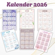 2026 Poster Calendar A3+ Wall Calendar