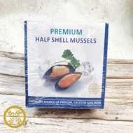 Half Shell Brown Mussels