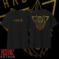Hades Wolf Head T-Shirt (Golden)