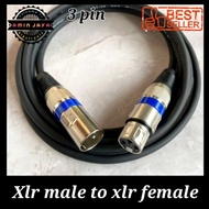 XLR MALE TO FEMALE JACK / XLR MALE TO FEMALE CABLE