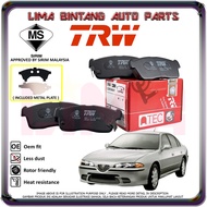 Proton Perdana SEI , V6 Front / Rear Brake Pads , Disc Brake Pad TRW