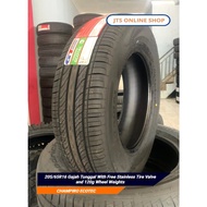 205/65R16 Gajah Tunggal With Free Stainless Tire Valve and 120g Wheel Weights (PRE-ORDER)