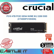 Crucial P310 4TB PCIe Gen4 NVMe M.2 2280 SSD CT4000P310SSD8