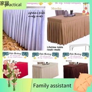 furniture ✭Table Skirt for Lifetime Table  4ft  6ft Size Ready Made♚