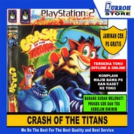 KASET GAME PS 2 CRASH OF THE TITANS