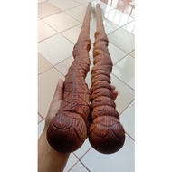 tongkat kayu nibong tunggal/iboi/ibor