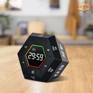 CEYOU Electronic Timer Cube, 3 Volume Adjustable Hexagonal Sale Pomodoro Timer,  Custom Countdown 3/