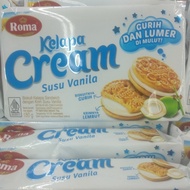 Roma Biskuit Kelapa Cream Susu Vanila 180g