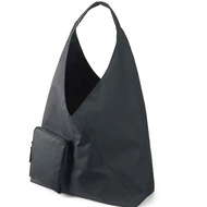 Japan Genuine original MUJI Non-printed Quality Triangle Bag Shoulder Bag Large Capacity Satchel Tot