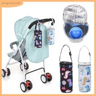 DE Baby Feeding Milk Bottle Warmer Baby Stroller Warmer Bag Safety Baby Bottle Holder Feeding Bottle Warmer For Car