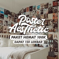 (100K) Aesthetic Wall Poster Wallpaper A4/ A5/ A6 - Wall Decor Bedroom Wall Decoration - Aesthetic W