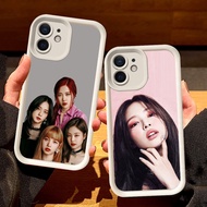 White Casing for iphone 12 Mini X XR XS 11 15 Pro Max S66 Blackpink