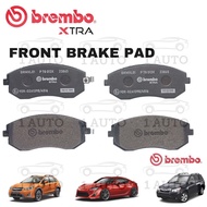 BREMBO XTRA FRONT BRAKE PAD SUBARU XV 2.0 GP7 FORESTER 2.0 IMPREZA 2.0 GH8 SUBARU BR-Z TOYOTA GT86