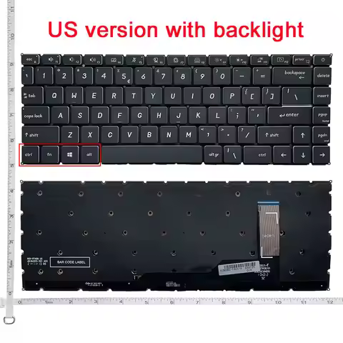 NEW US/Spanish Laptop Keyboard FOR MSI Modern 15 A10M A10RAS A10RBS MS-1551 White Backlight