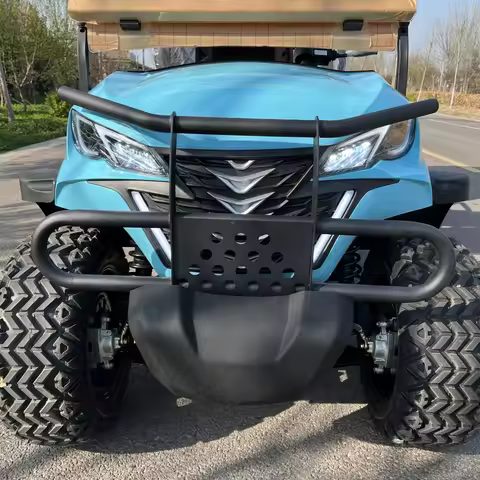 Street Legal Electric Golf Cart 4 Seats 5000W Scooter Go Kart ATV Adult Touring Classic Solar Golf C