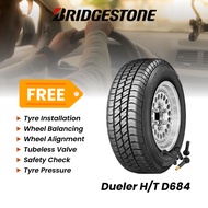 NEW TYRE 265/60R18 DUELER H/T D684 BRIDGESTONE WITH INSTALLATION