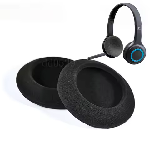 5 Pairs of Foam Ear Pads Foam Cushion Cover For Logitech H600 H 600 Wireless Headset Headphone 10Pcs