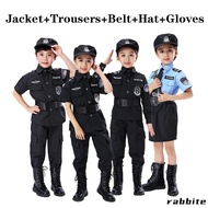 Kids costume-cosplay occupation uniform career day for police policeman SWAT costume police shirt bo