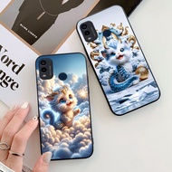 Nokia c21 plus / nokia g11 plus / nokia c31 / c32 case with cute baby dragon print
