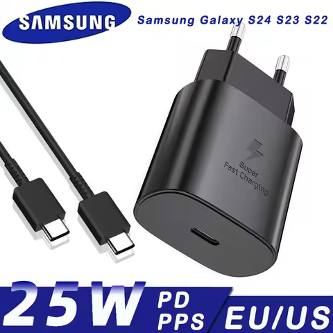 Samsung 25W Charger Usb Type C PD Power Adapter Quick Fast Charging Cable Samsung Galaxy M34 5G M54 