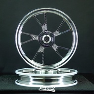 BOMX 1YC Inspired CNC Mags (5-Spoke) | Lightweight Alloy Tubeless Mags for Click, Beat, Mio, M3