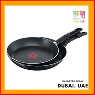 ✤ ✴ Tefal Cook 'N' Clean 32 cm Frypan with Tefal Cook 'N' Clean 26 cm Frypan, Black, Aluminium