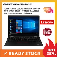 Lenovo ThinkPad X390 I5 8th Gen 16GB DDR4 256GB SSD 13" Touch Screen Win 11 Pro Slim Business Laptop