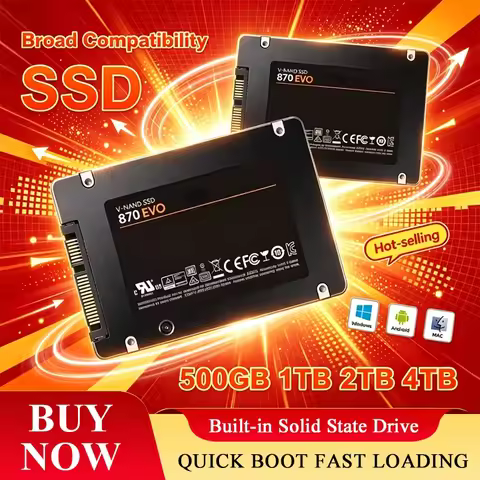 Solid State Disk SSD 870 EVO 1TB2TB4TB Internal HDD Hard Drive 2.5 Inch For Laptop Microcomputer Des