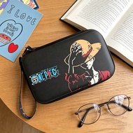 Black Color Earpods Pouch earphones lipstick pouch for earpods with Hand Strap coinpurse
