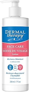 Dermal Therapy Face Care Moisturizing Lotion - Gently Restores Moisture to Dry Delicate Facial Skin