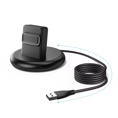 USB Magnetic Smart Watch Charger For Fitbit Charge 5 6 Charging Cable For Fitbit Luxe Portable Charg